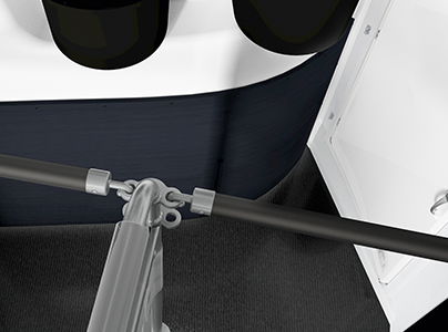 Kick protection saddlebox